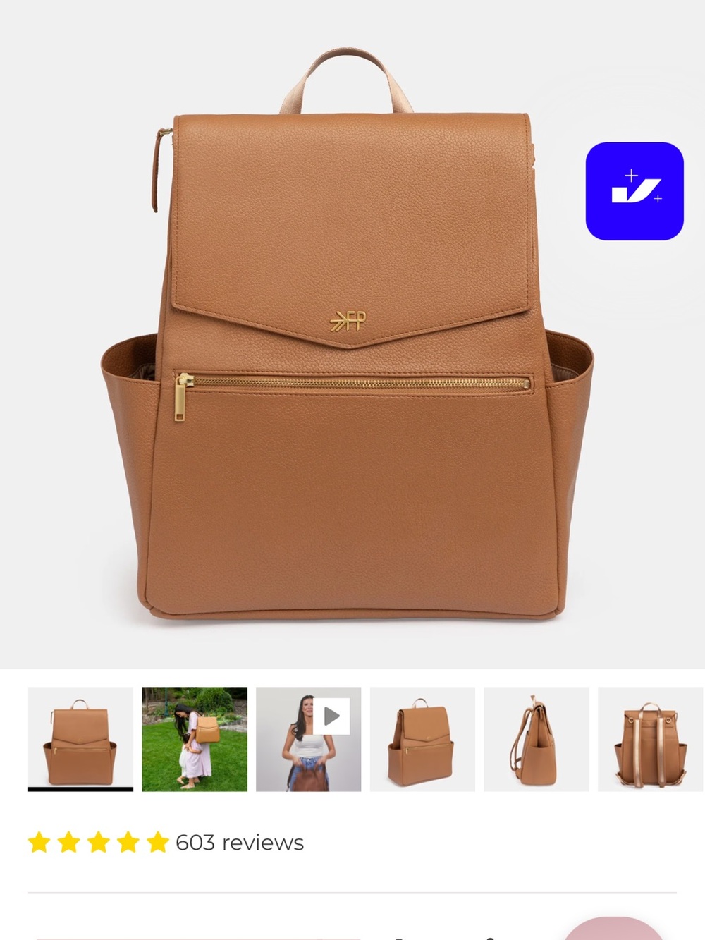 Freshly Picked Butterscotch Classic Diaper Bag II